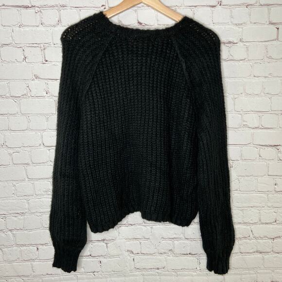 NEW Wild Fable Ebony Black Knit Pullover Sweater XS - Picture 10 of 10